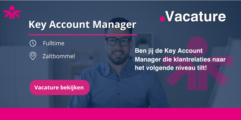 Wij zoeken een ervaren Key Account Manager met passie voor sales en klantrelaties. Jij bent verantwoordelijk voor de grootste accounts! Solliciteer nu.