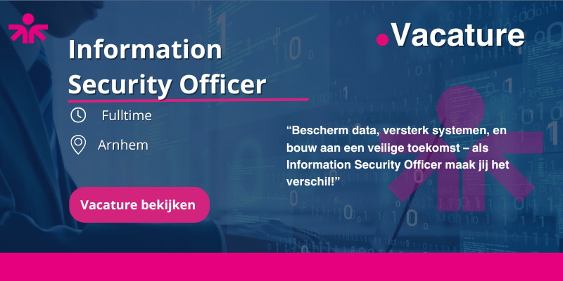 Versterk de beveiliging van informatie en IT-infrastructuur als Information Security Officer. Ontdek deze uitdagende functie en solliciteer nu!