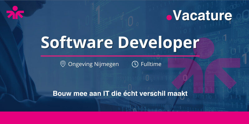 Ontwikkel software die écht verschil maakt. Word Softwareontwikkelaar en bouw aan innovatieve IT-oplossingen met maatschappelijke impact.